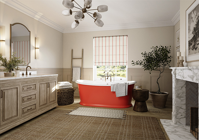 The British Stripe Co. Victoria, Brighton No.1 - Twist&Fit Roman Blind - Image 7